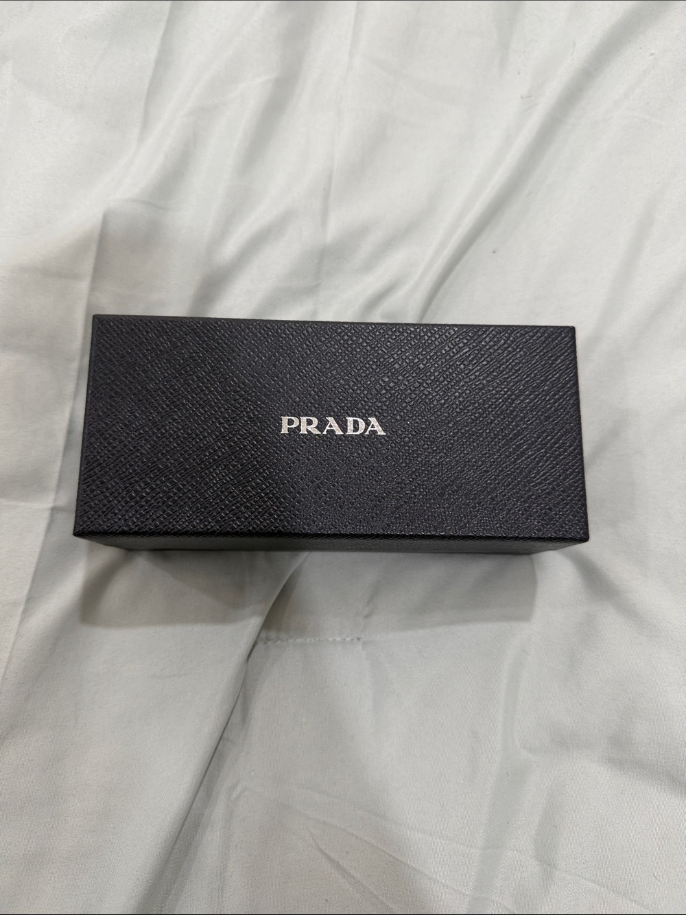Prada Black Eyewear Box with Silver Logo